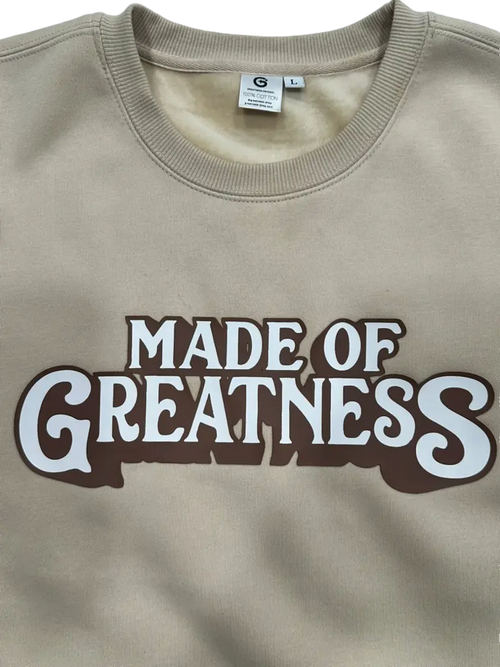 MADE OF GREATNESS | CREW NECK SWEATSHIRT GreatnessClothings